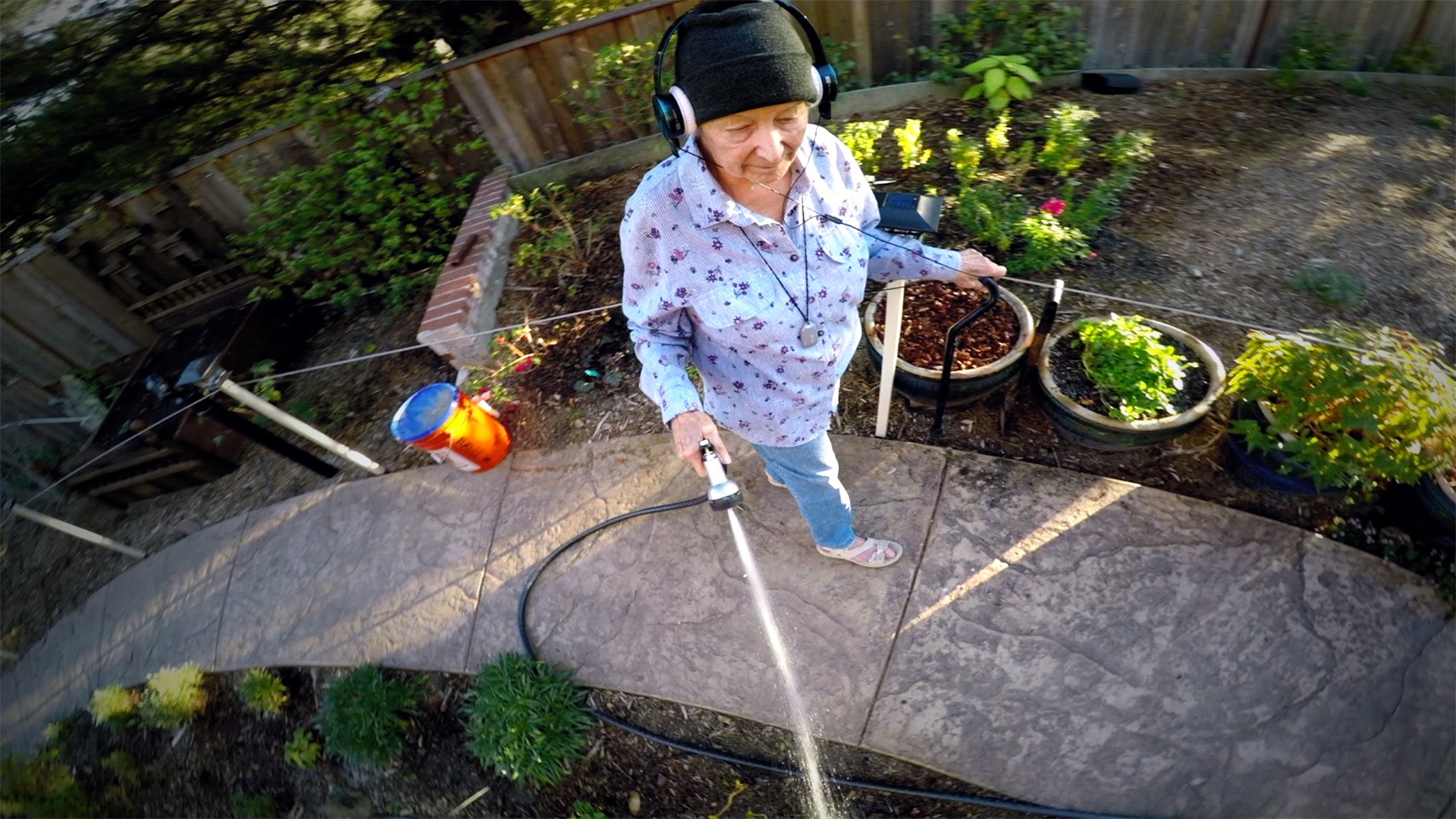 Grandma Flies A Drone