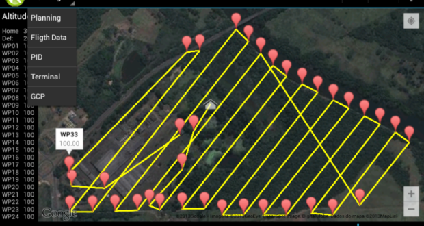 Drone flight plan