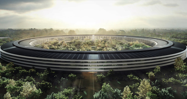 apple-campus-headquarter-drone-video