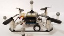 Mini Drone Drives and Flies