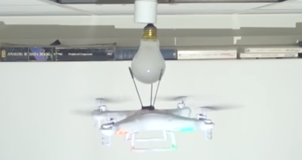 drone-replace-lightbulb