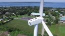 Drone Captures Man Sunbathing on Wind Turbine