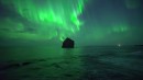 Northern Lights Captured by Drone