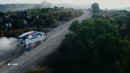 Intense Rally Footage Captured by Drone